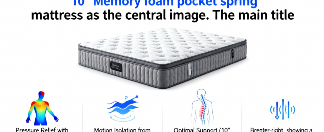 10″ Memory Foam Pocket Spring Mattress Review & Benefits