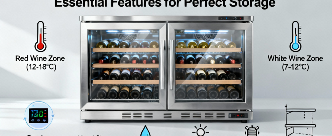 Dual Zone Wine Cooler: Essential Features for Perfect Storage