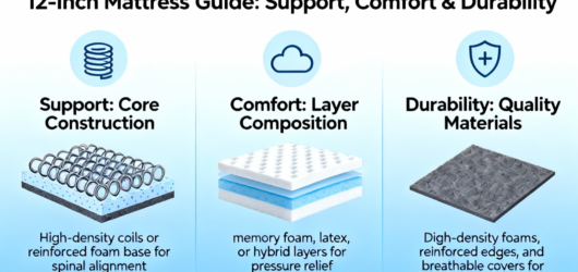 12-Inch Mattress Guide: Support, Comfort & Durability