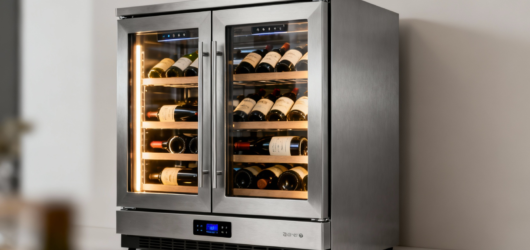 Premium Undercounter Wine Cooler for Dual-Zone Storage