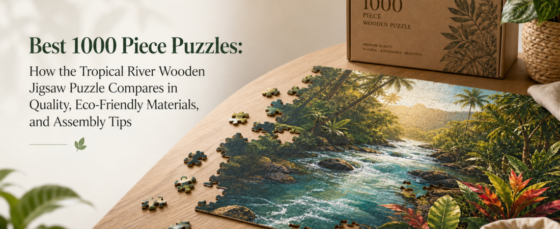 Best 1000 Piece Puzzles: How the Tropical River Wooden Jigsaw Puzzle Compares in Quality, Eco-Friendly Materials, and Assembly Tips